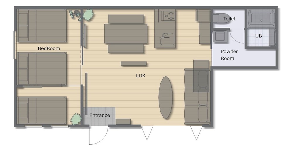 (カイ) ベーシック/バーベキューグリル/プライベートドッグラン/貸し切りサウナ＆ジャグジー/禁煙 客室3 | Solana九十九里
