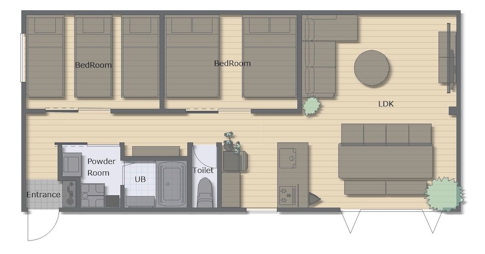 (ナギサ) ベーシック/バーベキューグリル/プライベートドッグラン/貸し切りサウナ＆ジャグジー/禁煙 客室2 | Solana九十九里