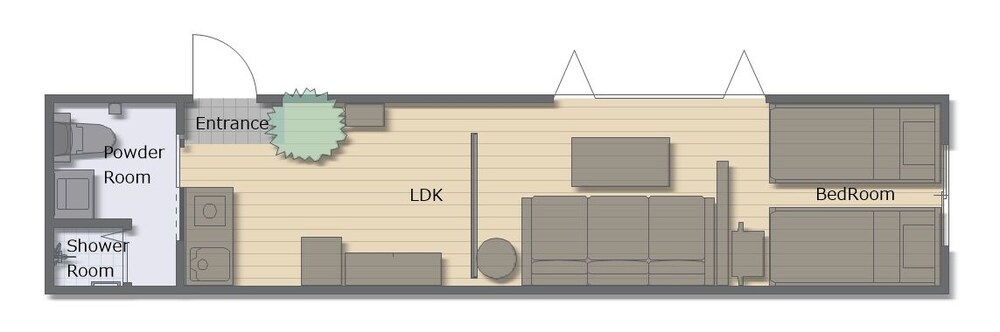 (アオ) ベーシック/バーベキューグリル/プライベートドッグラン/貸し切りサウナ＆ジャグジー/禁煙 客室2 | Solana九十九里