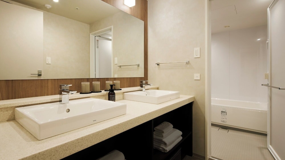 スターライトフロア ジュニアスイート エスコンフィールドビュー バスルーム0 | エスコンフィールドHOKKAIDOホテル 北広島駅前