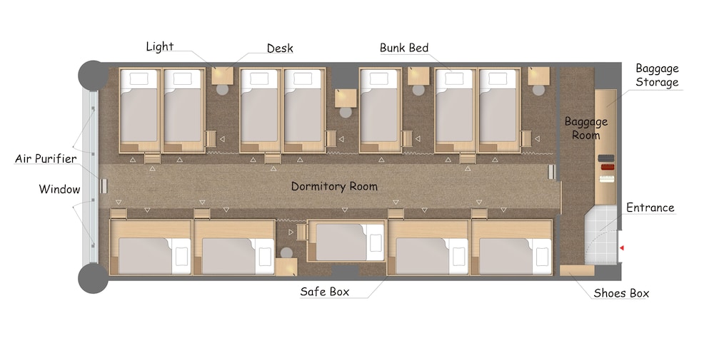 客室1 | GRAND HOSTEL LDK 東京西葛西 客室1 | GRAND HOSTEL LDK 東京西葛西