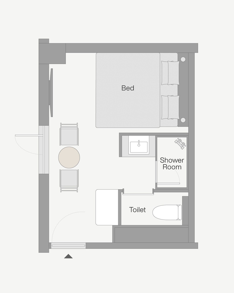 ダブルルーム シティビュー 客室1 | BASE LAYER HOTEL Nagoya Nishiki