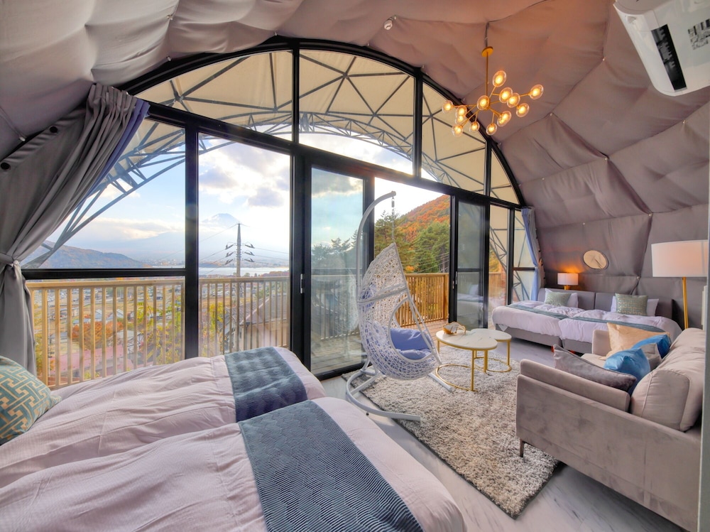 スタンダード テント マウンテンビュー 客室4 | 嶺乃華 Mt.Fuji Glamping Terrace MINENOHANA