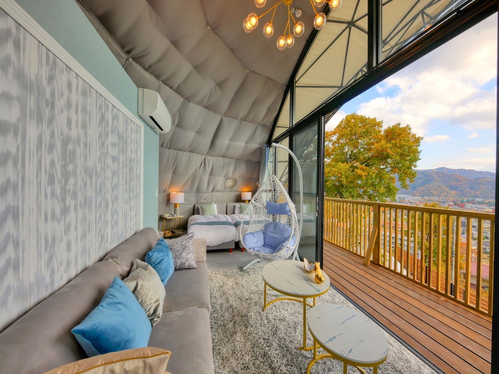 スタンダード テント マウンテンビュー 客室1 | 嶺乃華 Mt.Fuji Glamping Terrace MINENOHANA