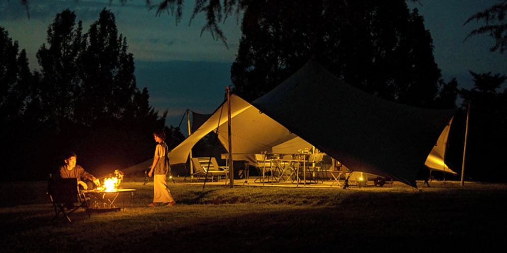 Field Villa 大自然を感じる大型テント　ダブル 客室1 | Snow Peak FIELD SUITE SPA HEADQUARTERS