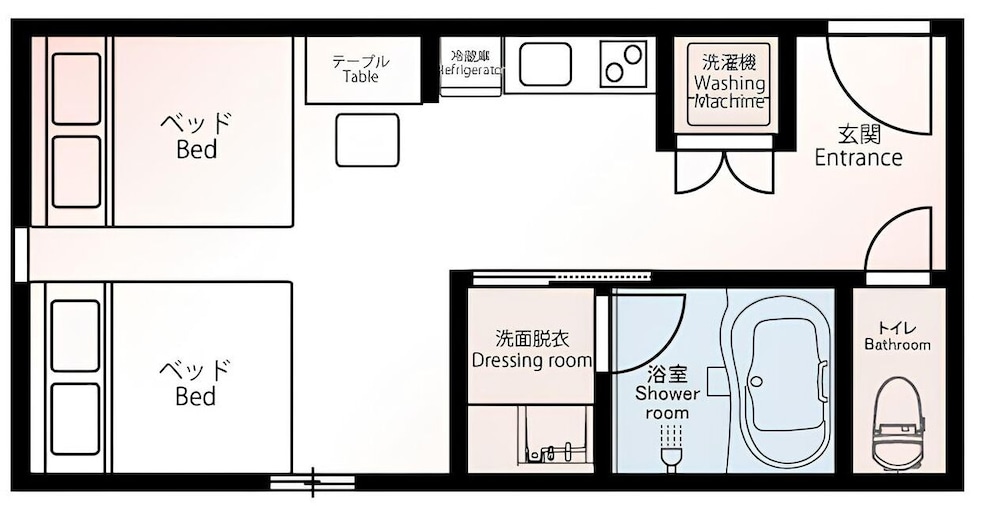 スタンダード ツインルーム 客室4 | ホテル ナインステイツ唐津