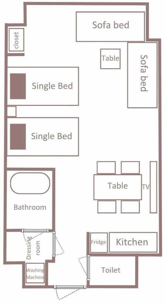 コンフォート アパートメント フロアマップ0 | Minn 烏丸五条 京都 Station North