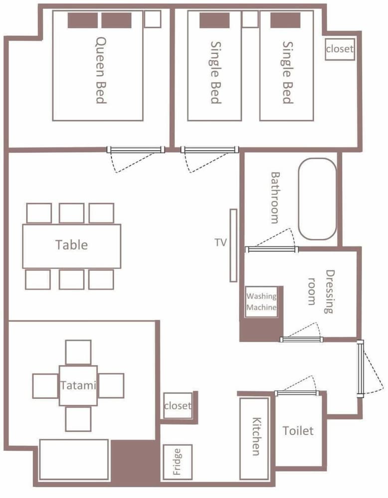 エグゼクティブ アパートメント フロアマップ0 | Minn 烏丸五条 京都 Station North