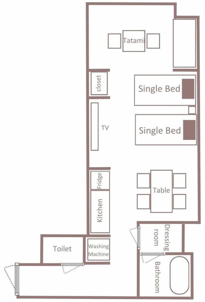 スーペリア アパートメント フロアマップ0 | Minn 烏丸五条 京都 Station North