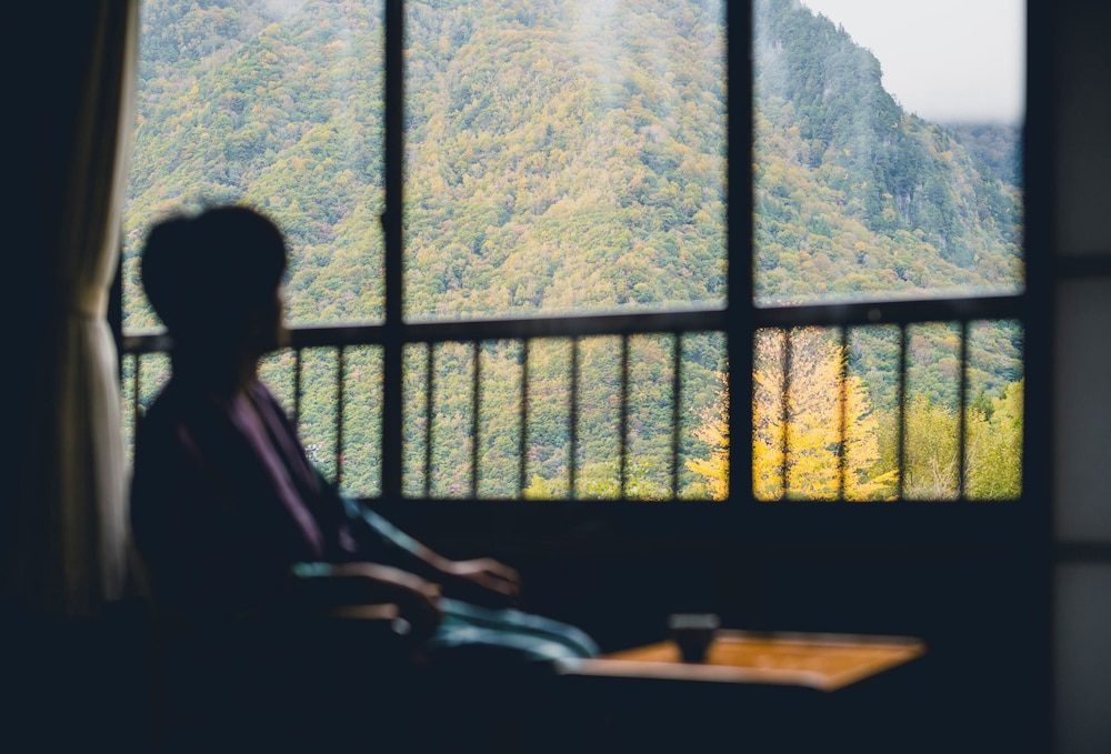和室10帖 4人部屋 トイレ付き 禁煙 北アルプス一望 客室8 | 旅館 焼乃湯