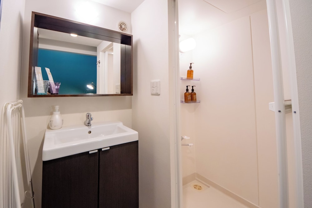 ダブルルーム 禁煙 バスルーム2 | アパートメント三条