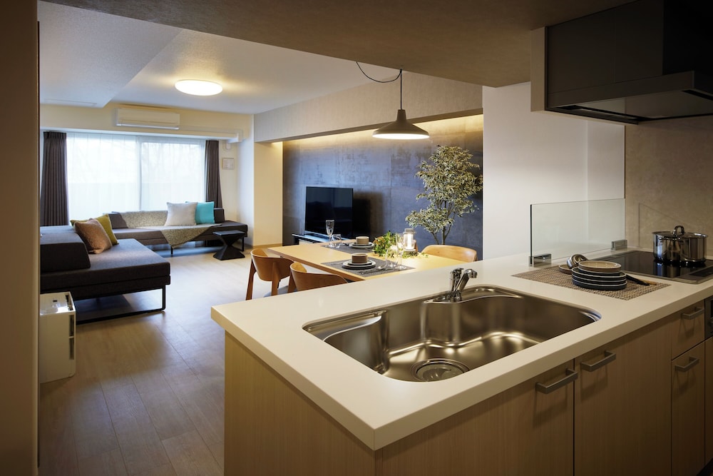エグゼクティブ アパートメント 2 ベッドルーム サウナ 専用キッチン0 | Minn 北広島 Station East