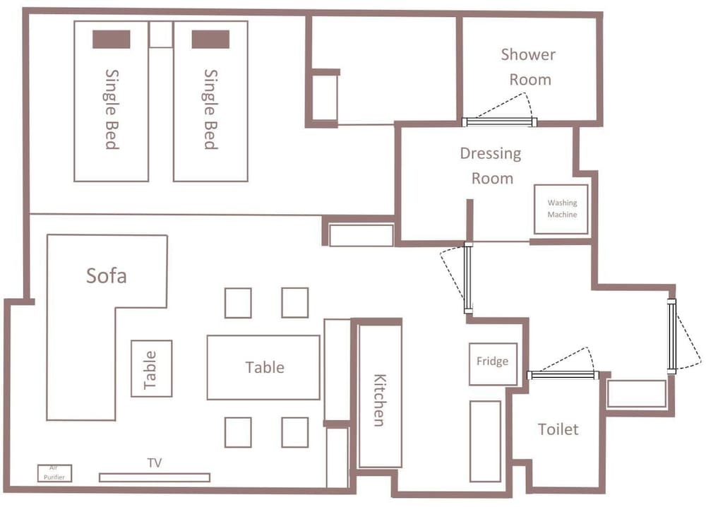 スーペリア アパートメント フロアマップ0 | Minn 北広島 Station East