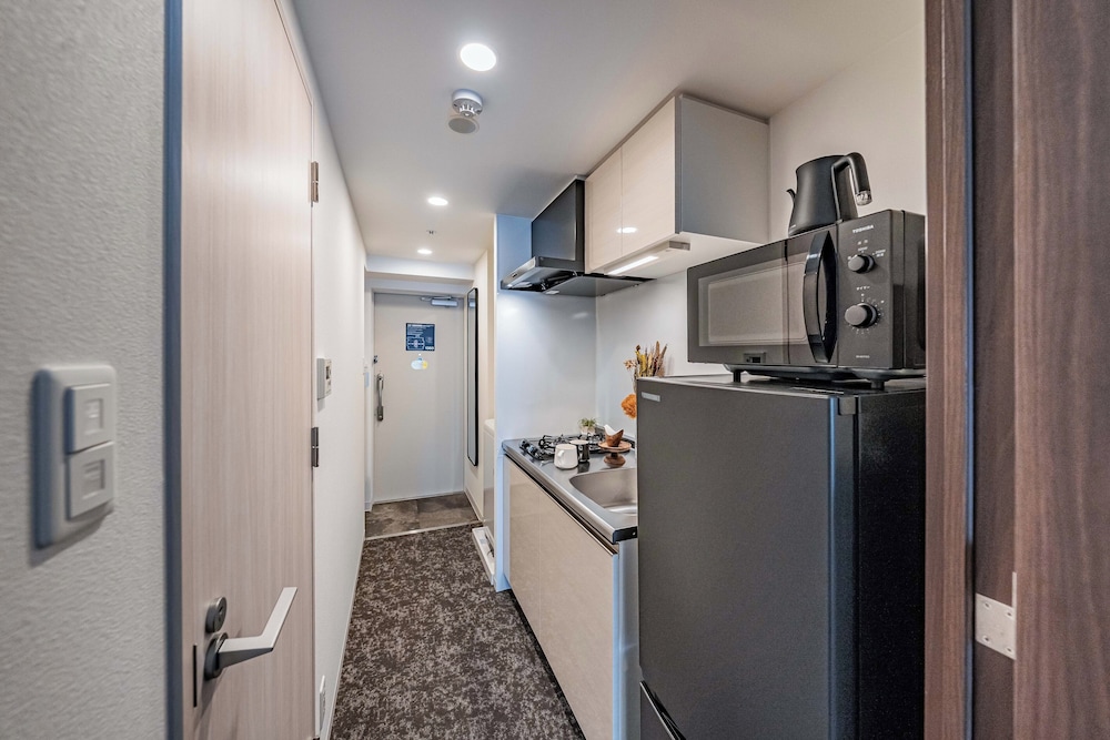 スーペリア ダブルルーム ダブルベッド 1 台ソファーベッド付き 禁煙 バルコニー 専用キッチン1 | Apartment Hotel 11 Osaka Dome