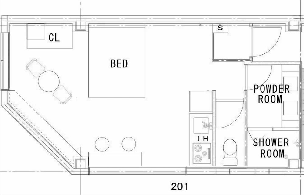 スタンダード アパートメント 禁煙 客室3 | ホテルオールイン熊本