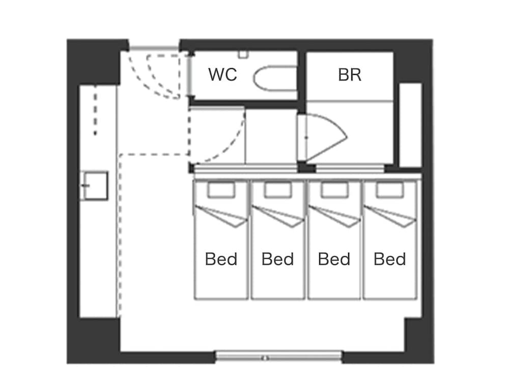 4 人部屋 禁煙 客室3 | レイサー沖縄那覇美栄橋