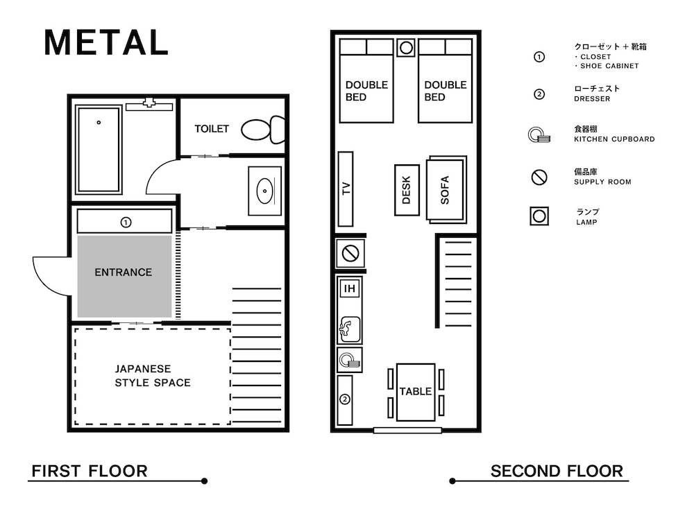 METAL 禁煙 フロアマップ0 | GOKAN KOTOHIRA