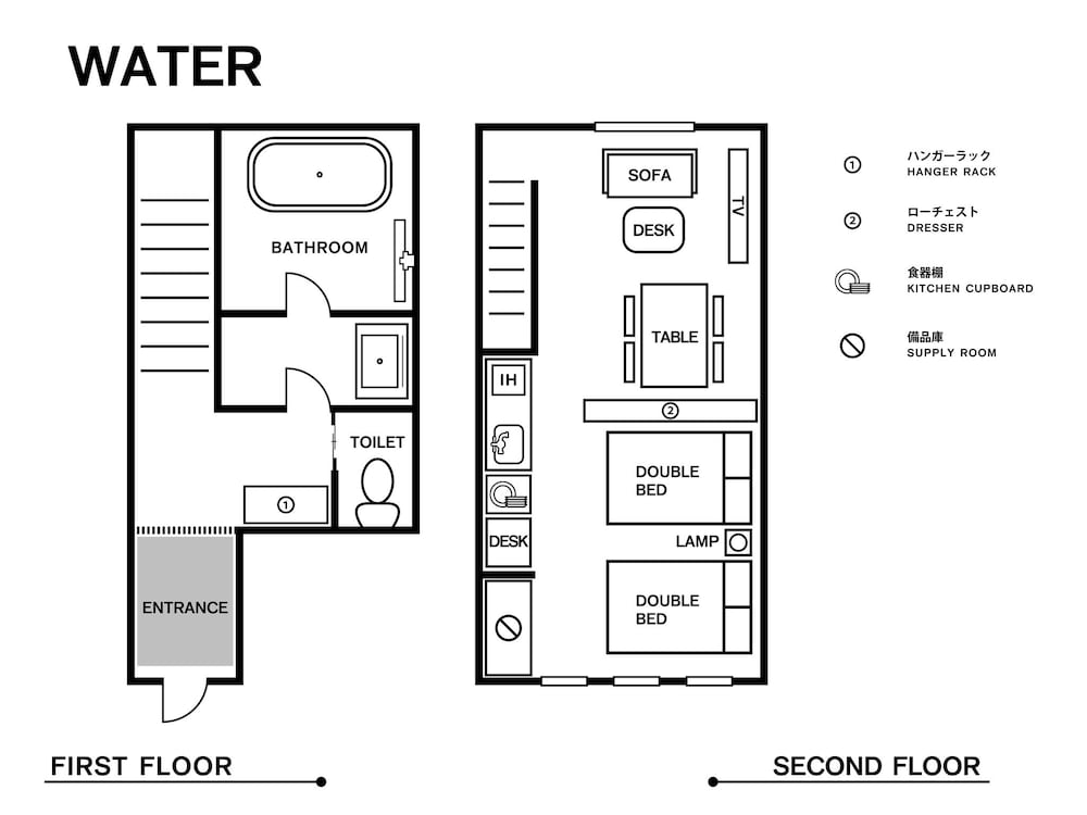 WATER 禁煙 フロアマップ0 | GOKAN KOTOHIRA