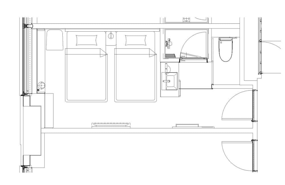ツインルーム 禁煙 バスルーム0 | 小樽グランベルホテル