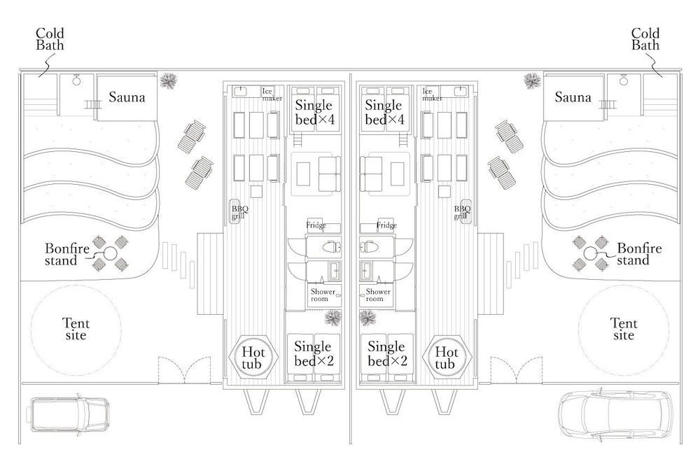 昴-Subaru 最大10名(室内6名、屋外テント泊:4名)テント貸し出し有料 客室1 | IZA GLAMPING 千早赤阪村