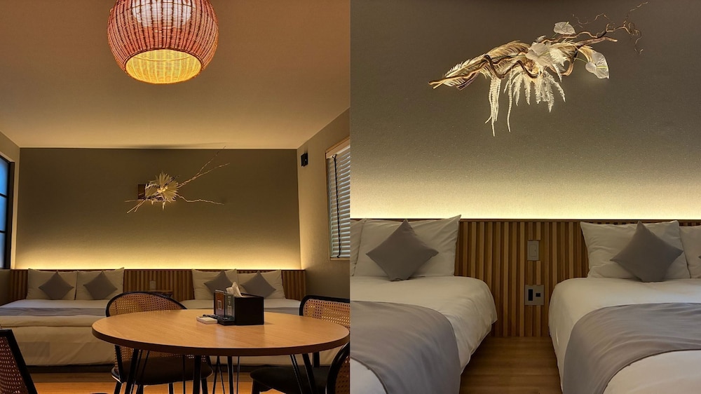 アパートメント ダブルベッド 2 台 禁煙 客室4 | BEPPU 乃音