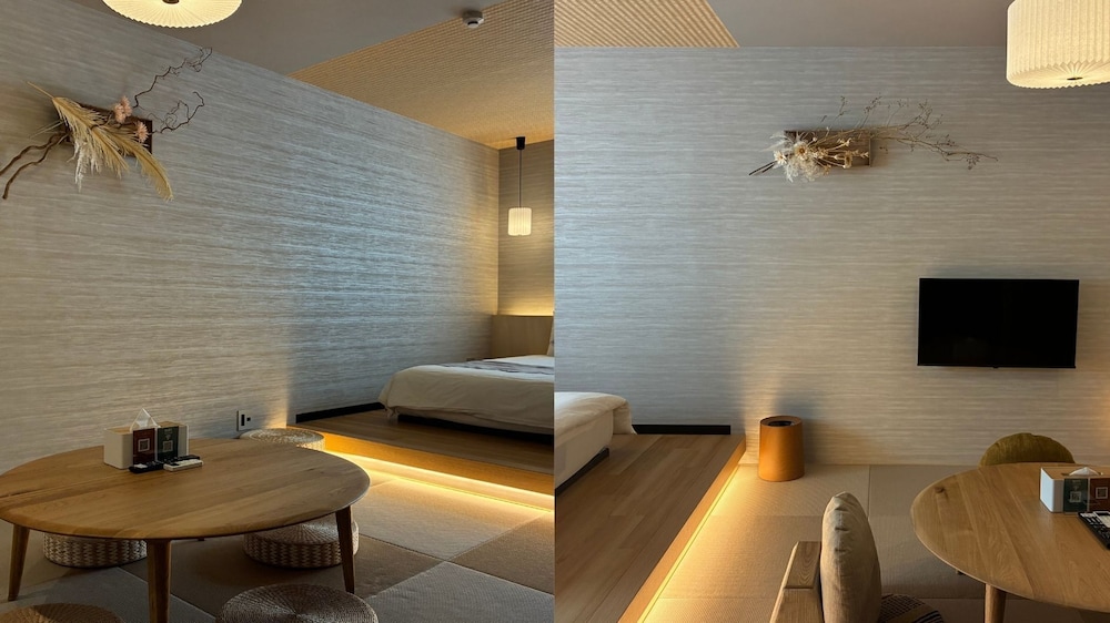 アパートメント ダブルベッド 2 台 禁煙 客室3 | BEPPU 乃音