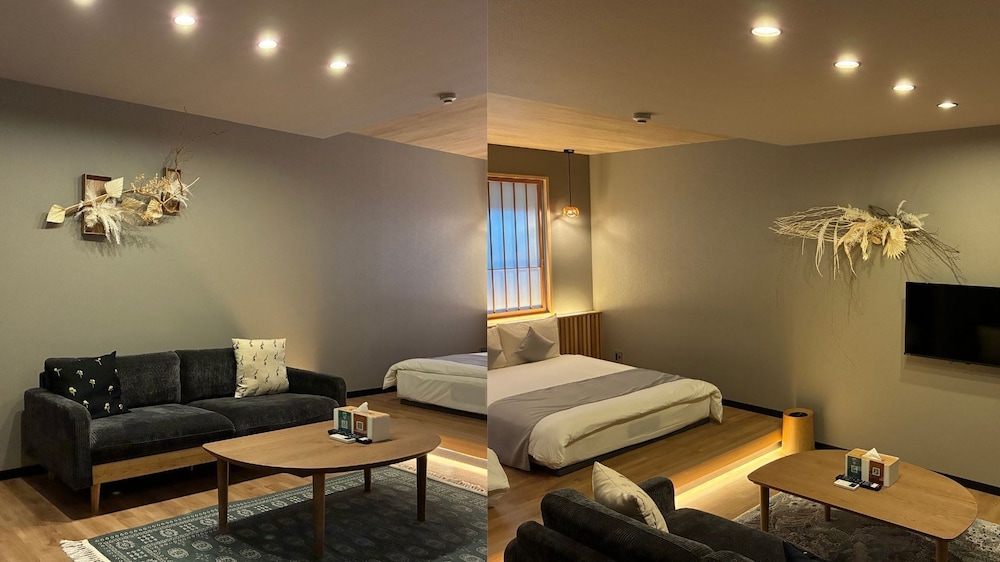 アパートメント ダブルベッド 2 台 禁煙 客室4 | BEPPU 乃音