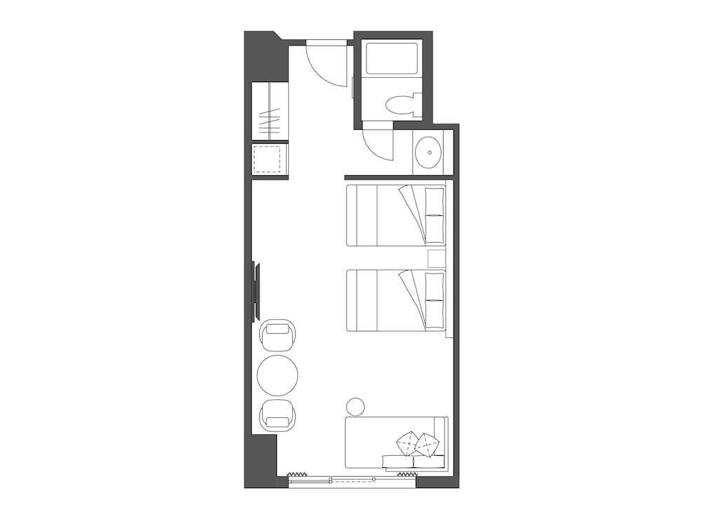 スーペリアツイン [禁煙] 客室6 | 山中温泉河鹿荘