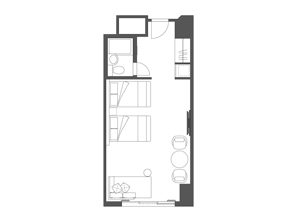 モデレート(洋室）[禁煙] 客室4 | 山中温泉河鹿荘