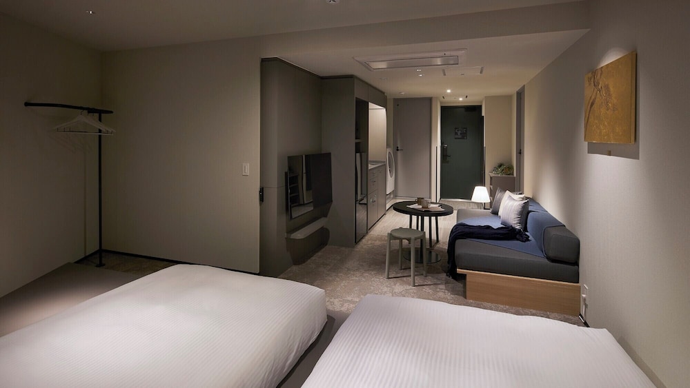 コンフォート ツインルーム 3 ベッドルーム 禁煙 簡易キッチン 客室1 | Minn 日本橋水天宮前