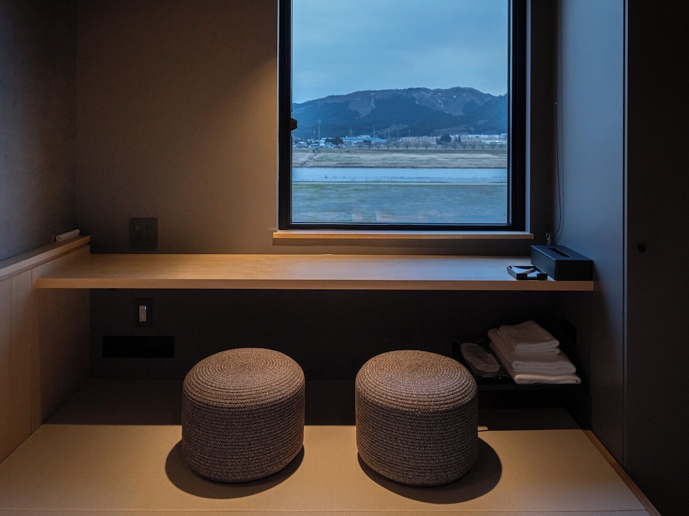 ツインルーム リバービュー 部屋からの景観0 | お宿Onn大曲の花火