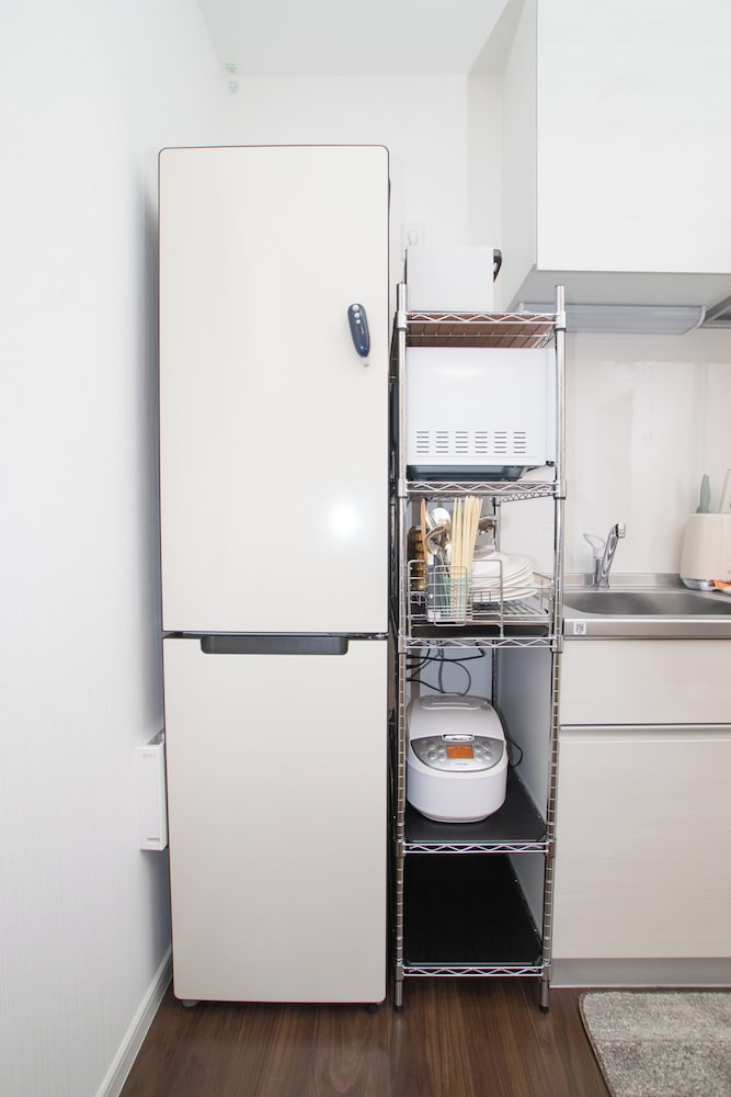 コンフォート アパートメント ダブルベッド 1 台ソファーベッド付き シティビュー 専用キッチン12 | 东京民宿 御縁宿