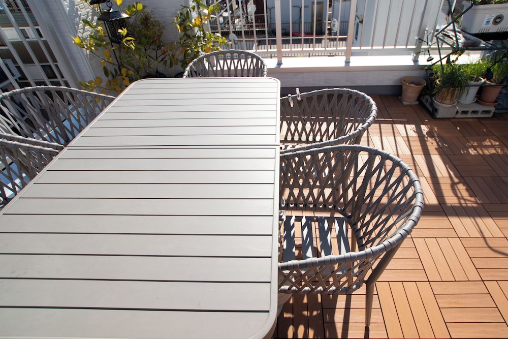 和風アパートメント シティビュー テラス / パティオ2 | 东京民宿 御縁宿