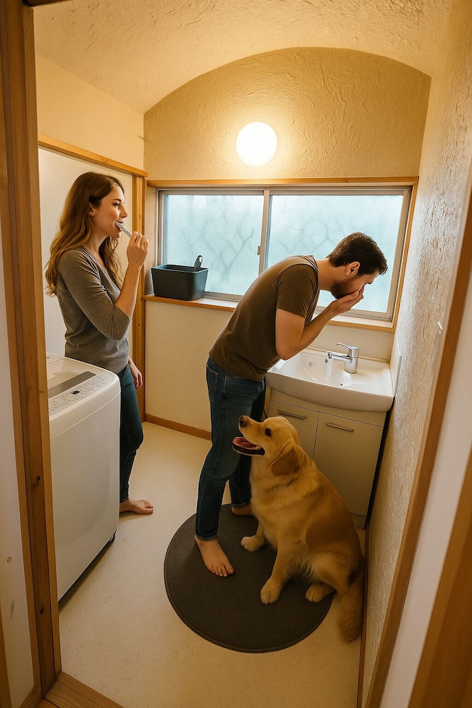 ベーシック トリプルルーム バスルーム5 | ゲストハウス＆シェアハウス カリマ安曇沓掛