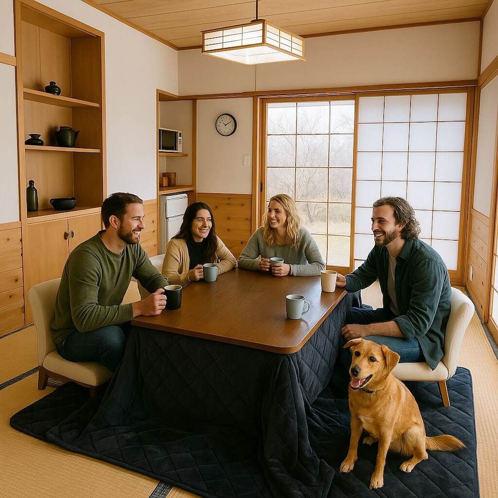 ベーシック トリプルルーム リビング エリア6 | ゲストハウス＆シェアハウス カリマ安曇沓掛