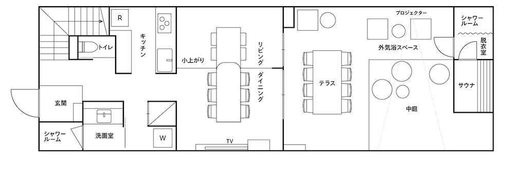 [B] 4クイーンベッド (高温サウナ付) / 10名定員 客室2 | Rakuten STAY VILLA 箱根桃源台