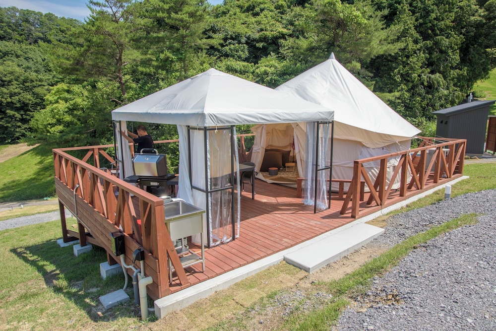 ASOBIテント(禁煙) 部屋からの景観0 | ハワイアンズグランピング マウナヴィレッジ