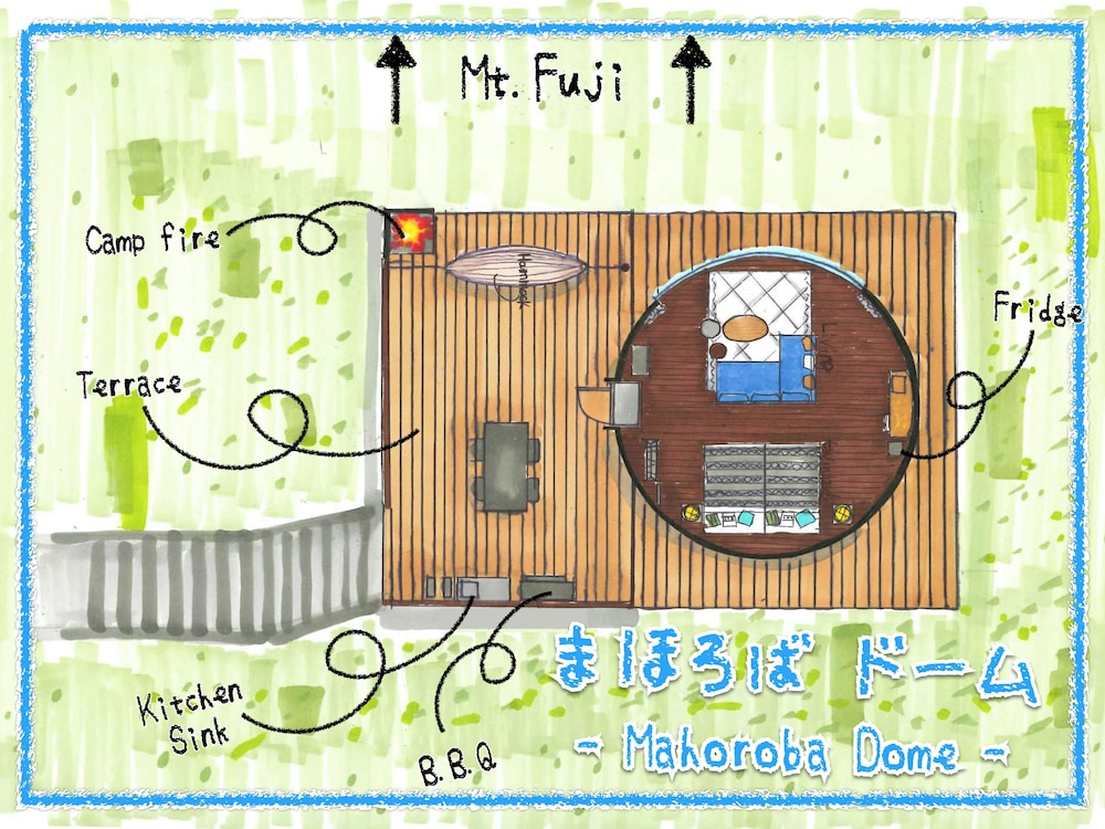 ラグジュアリー 4 人部屋 客室1 | RetreatCamp まほろば