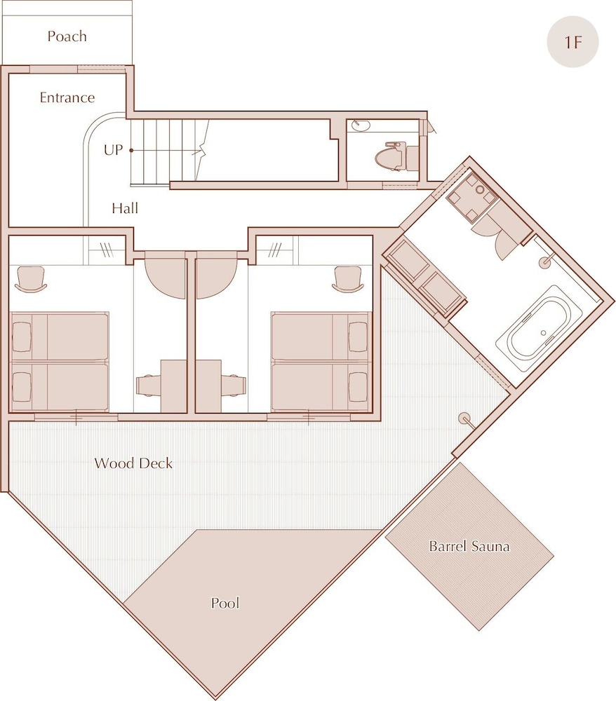 A棟 禁煙(セミダブル布団×１・シングルサイズ布団×１が各部屋にセット、合計６名収容) 客室の設備とサービス1 | Dei Amami