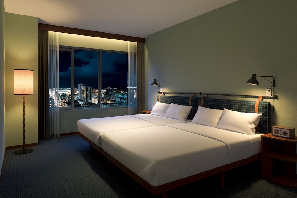 コンフォートデラックス 禁煙 (ダブルベッド2台/洗濯機) 客室1 | サウスゲートホテル沖縄