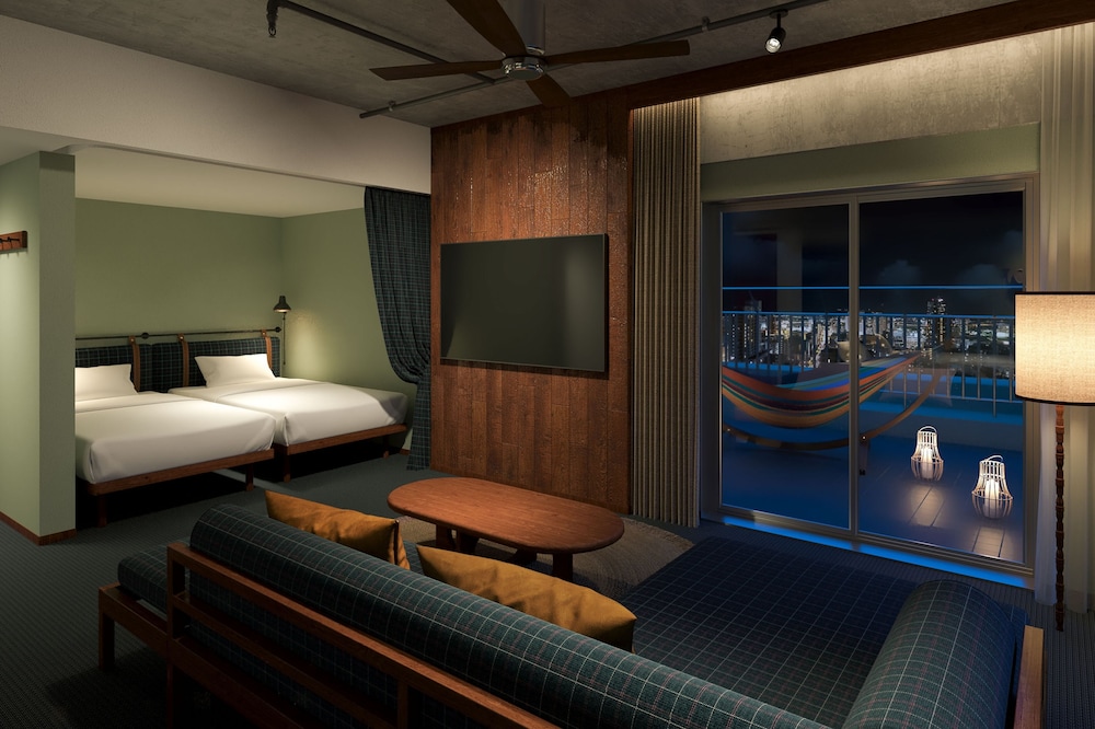 プレミアムコーナー テラス 禁煙 (2ベッドルーム/洗濯機) | サウスゲートホテル沖縄