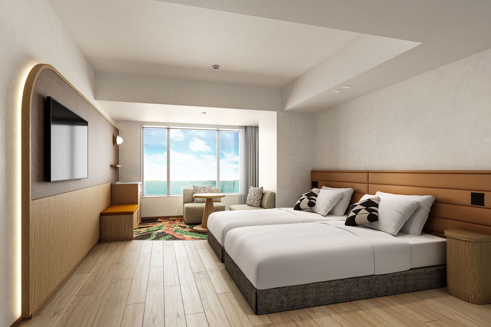 ツインルーム 禁煙 オーシャンビュー (Main Universal) | 福岡プリンスホテル ももち浜