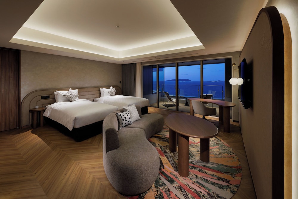 スタジオスイート 禁煙 オーシャンビュー (Main, Triple) | 福岡プリンスホテル ももち浜