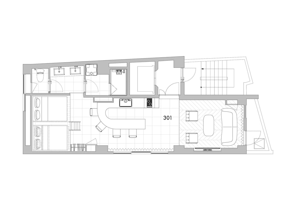 スーペリア ルーム フロアマップ0 | illi Lay Shibuya-Ebisu