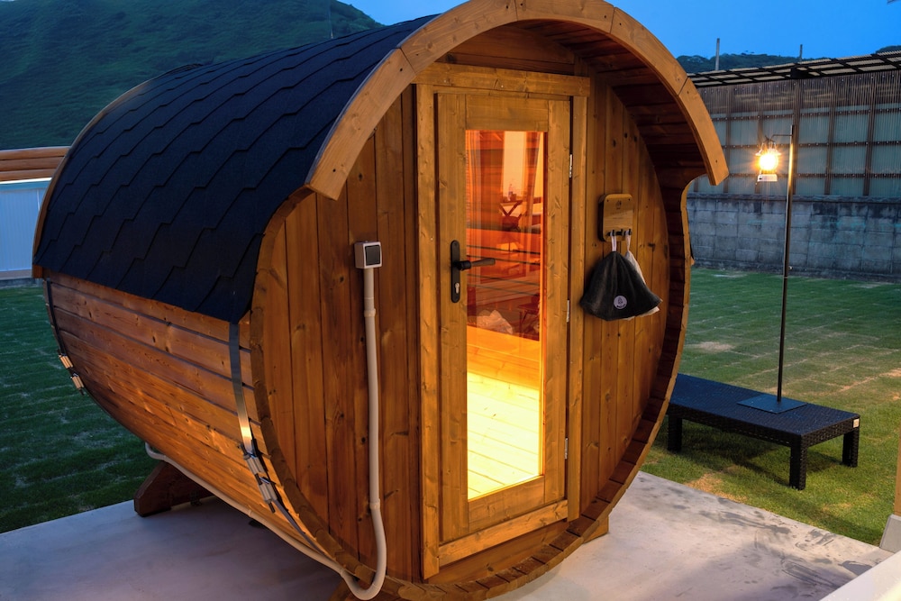 ファミリー ヴィラ オーシャンビュー テラス / パティオ2 | SANTE 4073 STAY & SAUNA HAKATA ISLAND 1