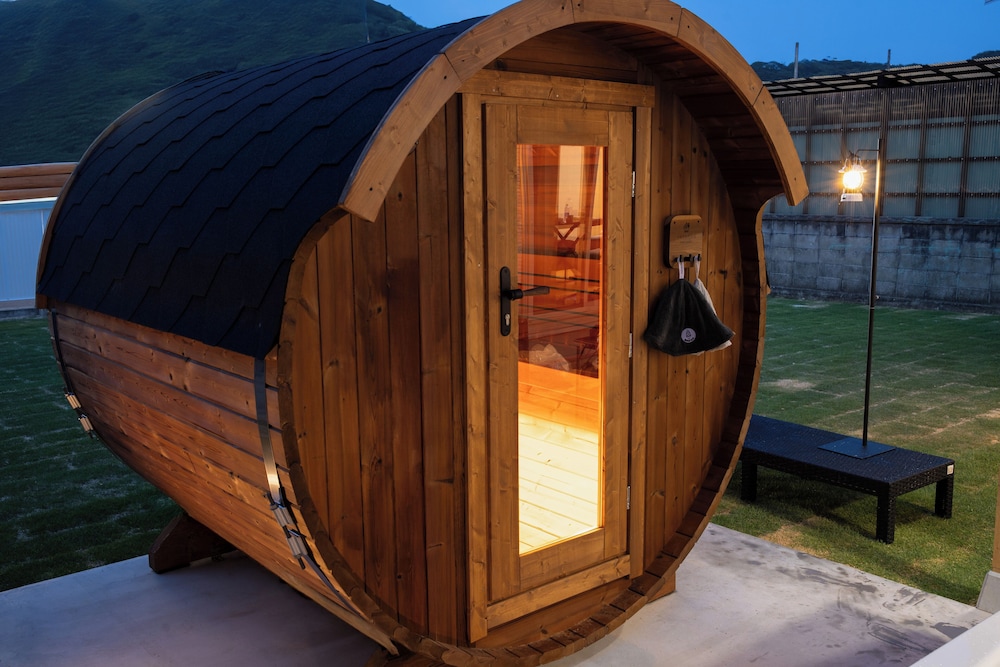 ファミリー ヴィラ オーシャンビュー テラス / パティオ1 | SANTE 4073 STAY & SAUNA HAKATA ISLAND 1