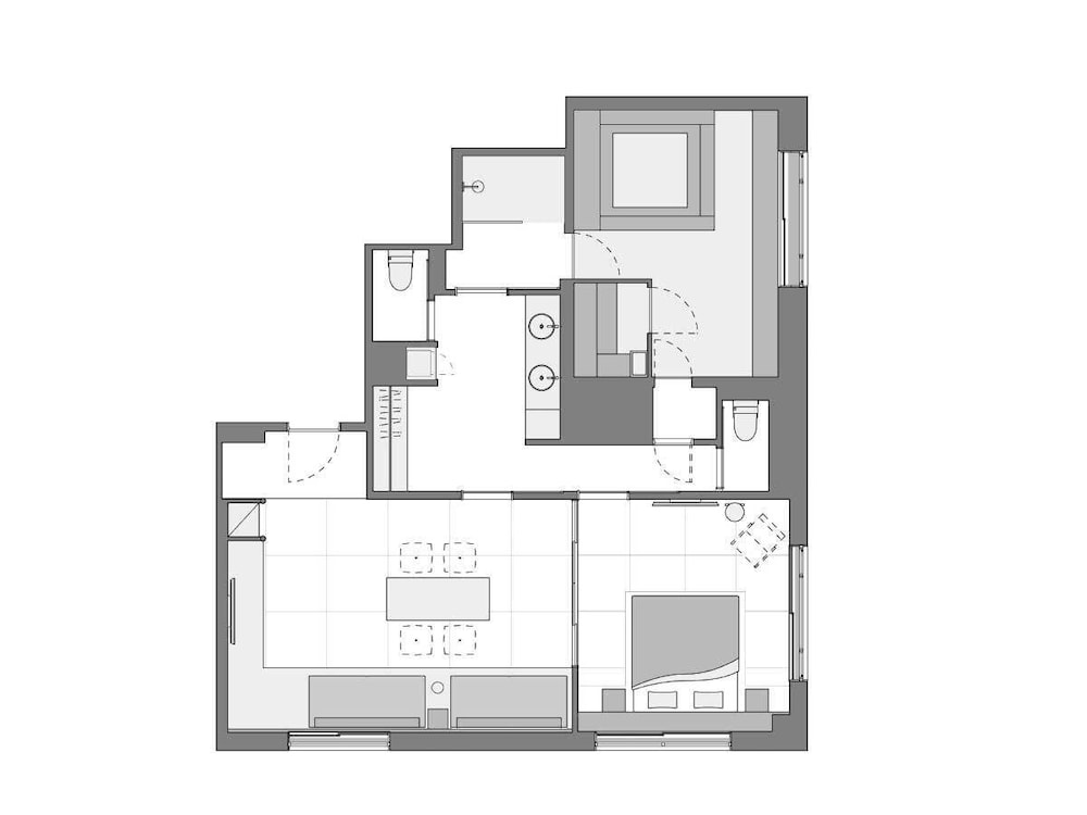 シグネチャースパ スイート 禁煙 (サウナ付き) 95㎡ 客室1 | yugen kyoto shijo