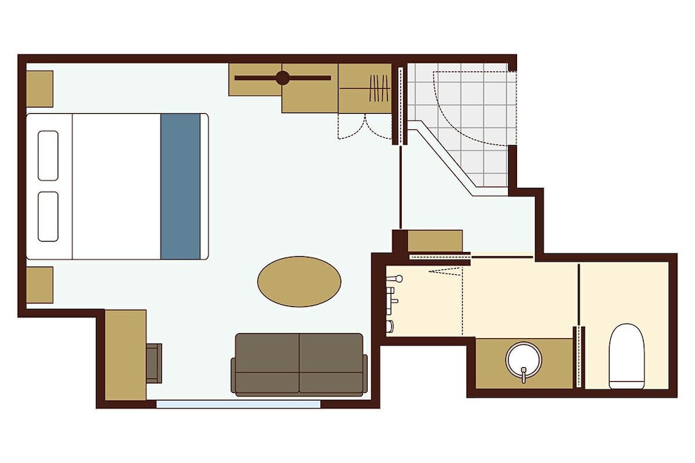 ダブルルーム シャワー付き イースト棟 禁煙 客室1 | ラビスタ熱海テラス