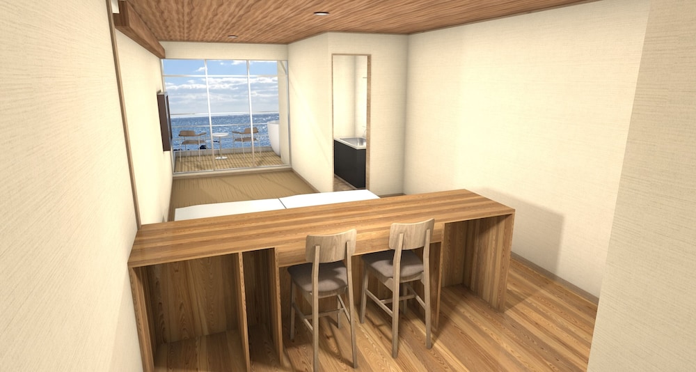 [和モダンコーナー和洋室] 40平米 テラス付 信楽焼露天風呂 禁煙 | リブマックスリゾート印南シーフロント