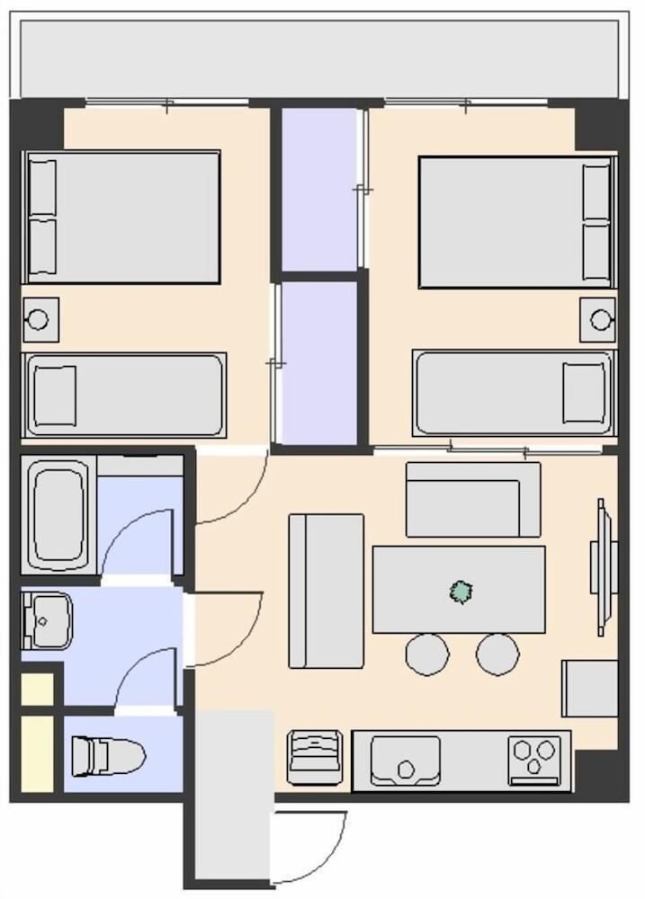 客室1 | 新大阪グランドハイツ 301 客室1 | 新大阪グランドハイツ 301